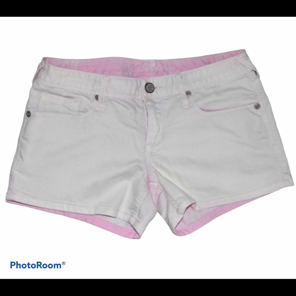 Maurice’s light pink denim shorts